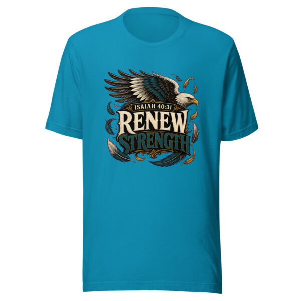 Isaiah 40:31 Renew Strength Heartbeat-20260630T141514Z Graphic Tee mockup 2