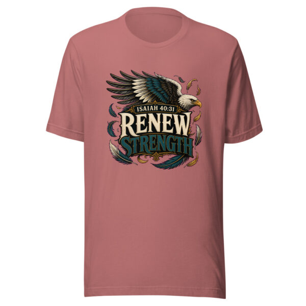 Isaiah 40:31 Renew Strength Heartbeat-20260630T141514Z Graphic Tee mockup 21