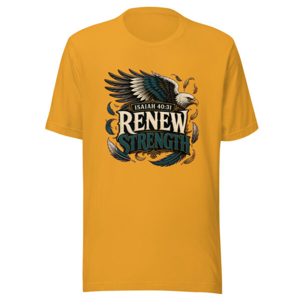 Isaiah 40:31 Renew Strength Heartbeat-20260630T141514Z Graphic Tee mockup 3