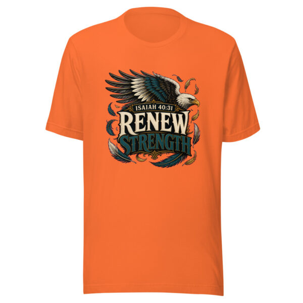 Isaiah 40:31 Renew Strength Heartbeat-20260630T141514Z Graphic Tee mockup 6