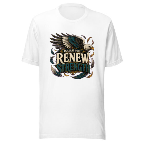 Isaiah 40:31 Renew Strength Heartbeat-20260630T141514Z Graphic Tee mockup 8