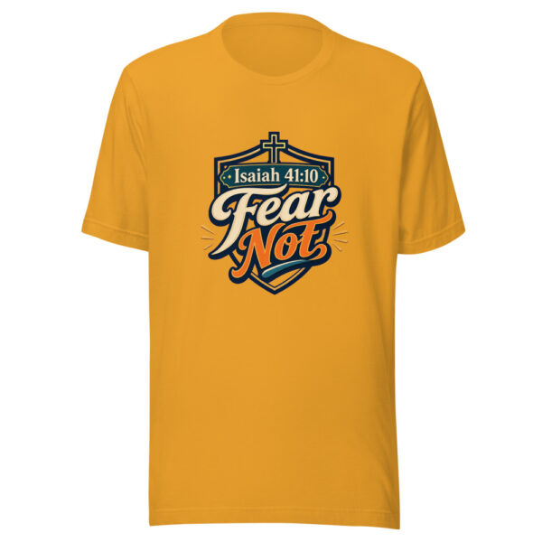 Isaiah 41:10 - Fear Not Graphic Tee mockup 3
