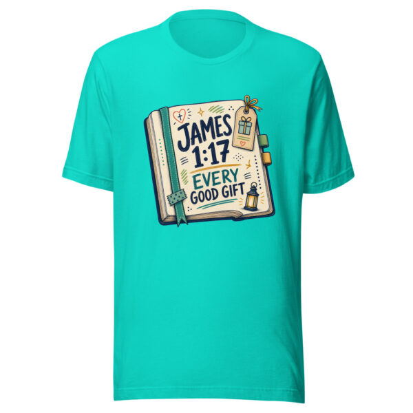 James 1:17 Every Good Gift Heartbeat-20260630T051308Z Graphic Tee front view