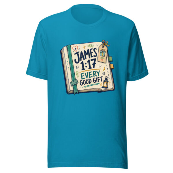 James 1:17 Every Good Gift Heartbeat-20260630T051308Z Graphic Tee mockup 2