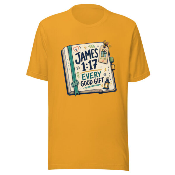 James 1:17 Every Good Gift Heartbeat-20260630T051308Z Graphic Tee mockup 3