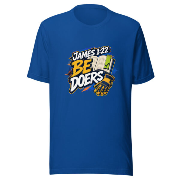 James 1:22 Be Doers Graphic Tee mockup 4 James 1:22 Be Doers Graphic Tee mockup 4