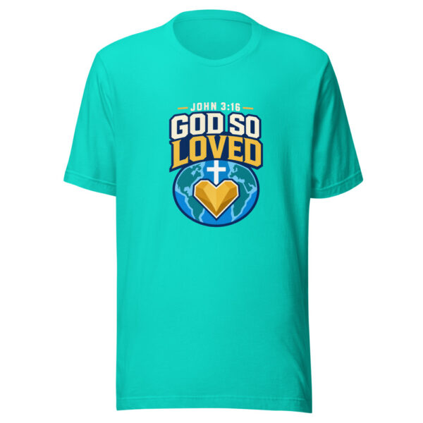John 3:16 God So Loved Heartbeat-20260630T211654Z Graphic Tee mockup 3 John 3:16 God So Loved Heartbeat-20260630T211654Z Graphic Tee mockup 3
