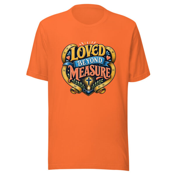 Loved Beyond Measure Graphic Tee mockup 18