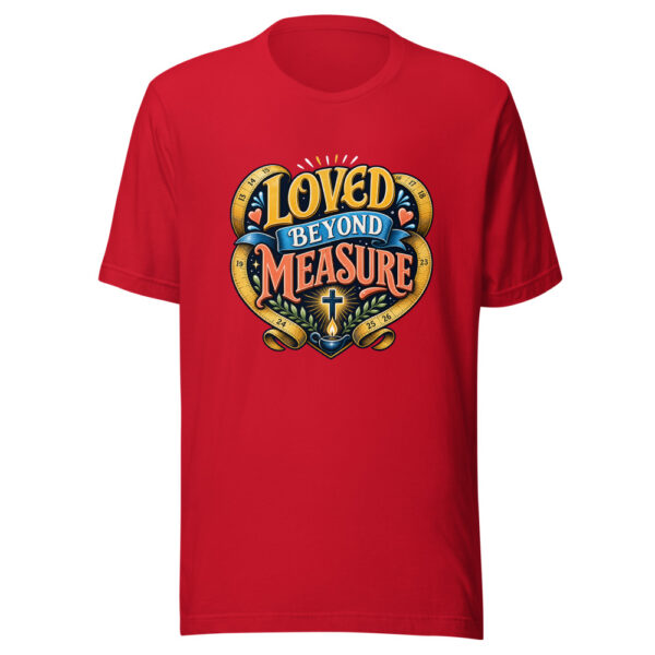 Loved Beyond Measure Graphic Tee mockup 20