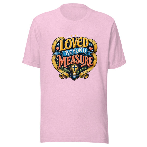 Loved Beyond Measure Graphic Tee mockup 23