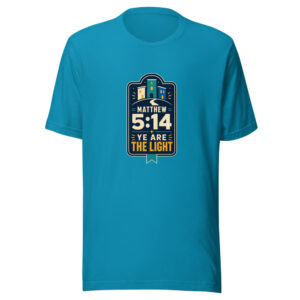 Matthew 5:14 Ye Are The Light Heartbeat-20260630T081420Z Graphic Tee front view