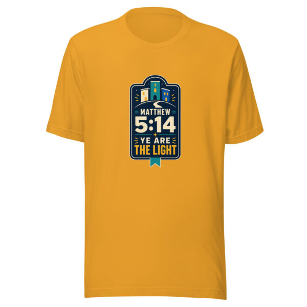 Matthew 5:14 Ye Are The Light Heartbeat-20260630T081420Z Graphic Tee mockup 2