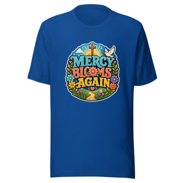 MERCY BLOOMS AGAIN Heartbeat-20260622-codex-fallback Graphic Tee mockup 3 MERCY BLOOMS AGAIN Heartbeat-20260622-codex-fallback Graphic Tee mockup 3