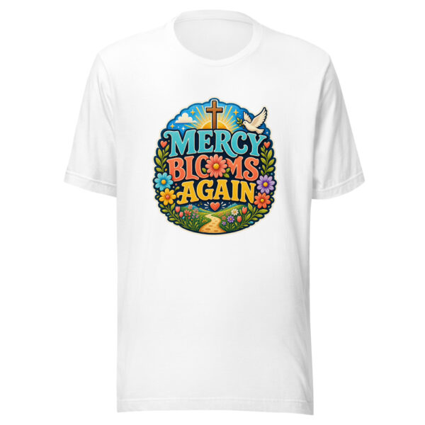 MERCY BLOOMS AGAIN Heartbeat-20260622-codex-fallback Graphic Tee mockup 8 MERCY BLOOMS AGAIN Heartbeat-20260622-codex-fallback Graphic Tee mockup 8