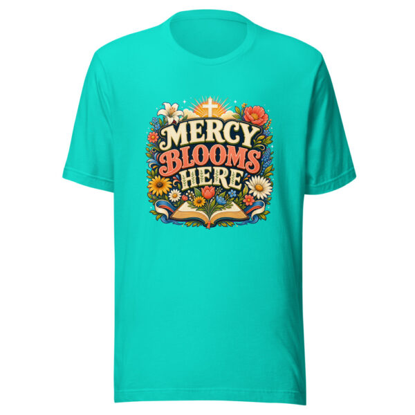 MERCY BLOOMS HERE Heartbeat-20260624-codex-fallback Graphic Tee front view