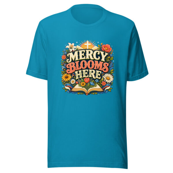 MERCY BLOOMS HERE Heartbeat-20260624-codex-fallback Graphic Tee mockup 2