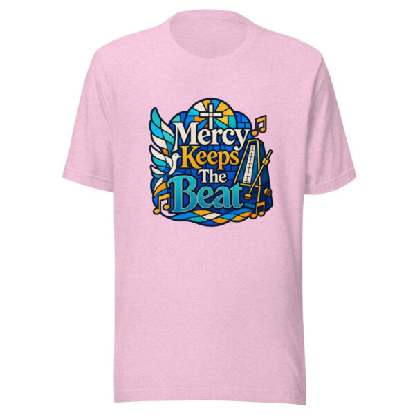 Mercy Keeps The Beat Heartbeat-20260629T125651Z Graphic Tee mockup 23