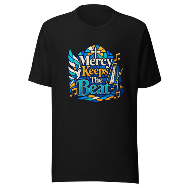 Mercy Keeps The Beat Heartbeat-20260629T125651Z Graphic Tee mockup 7