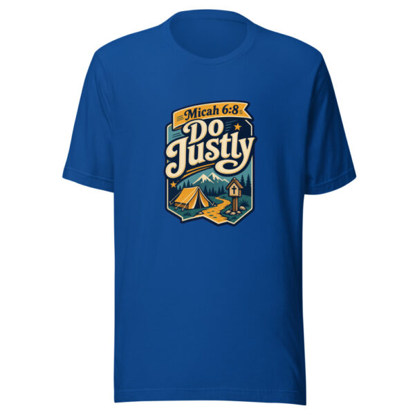 Micah 6:8 Do Justly Graphic Tee front view