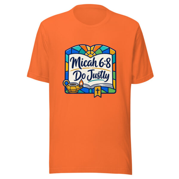 Micah 6:8 - Do Justly Graphic Tee mockup 18