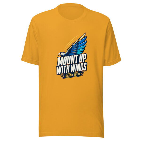 Mount Up With Wings - Isaiah 40:31 Graphic Tee front view