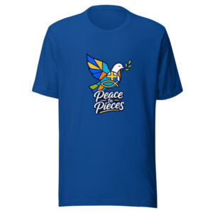 Peace In Pieces Graphic Tee mockup 1 Peace In Pieces Graphic Tee front view