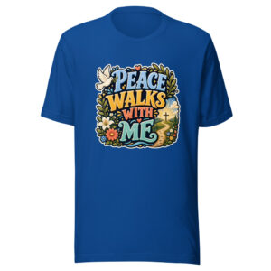 PEACE WALKS WITH ME Heartbeat-20260623-codex-fallback Graphic Tee mockup 1 PEACE WALKS WITH ME Heartbeat-20260623-codex-fallback Graphic Tee front view