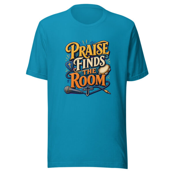 Praise Finds The Room Heartbeat-20260629T155652Z Graphic Tee mockup 2