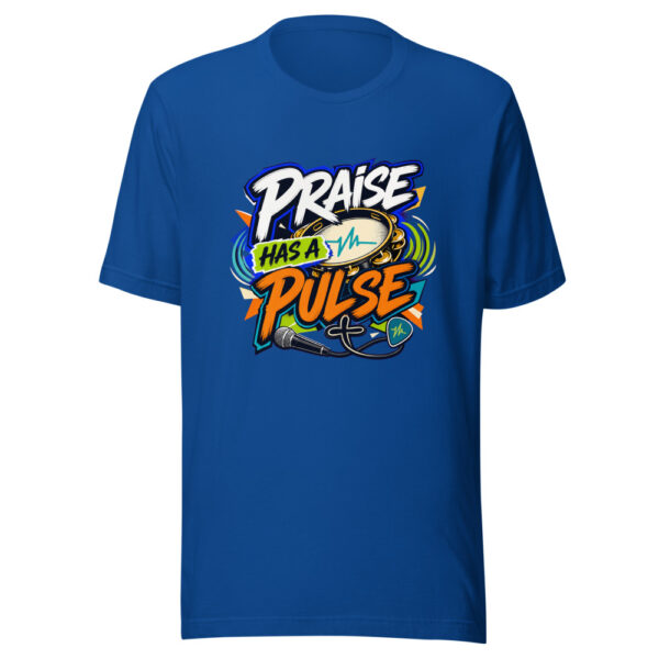 Praise Has A Pulse Graphic Tee mockup 1 Praise Has A Pulse Graphic Tee front view