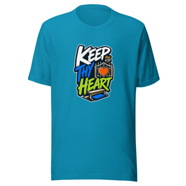 Prov 4:23 Keep Thy Heart Graphic Tee mockup 2 Prov 4:23 Keep Thy Heart Graphic Tee mockup 2