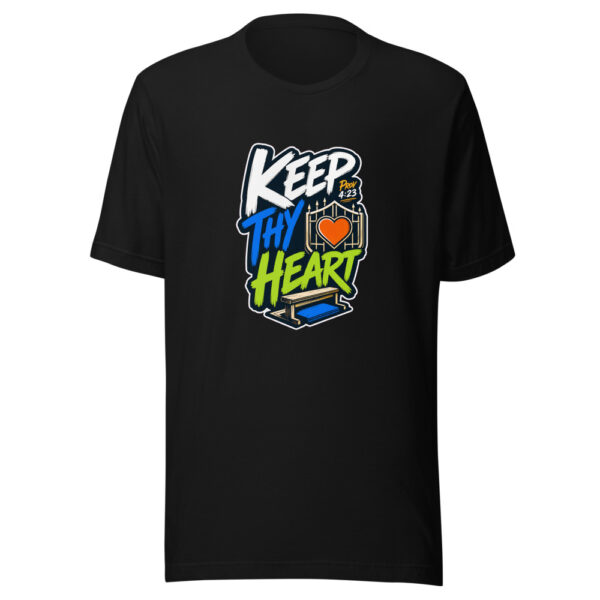 Prov 4:23 Keep Thy Heart Graphic Tee mockup 7 Prov 4:23 Keep Thy Heart Graphic Tee mockup 7