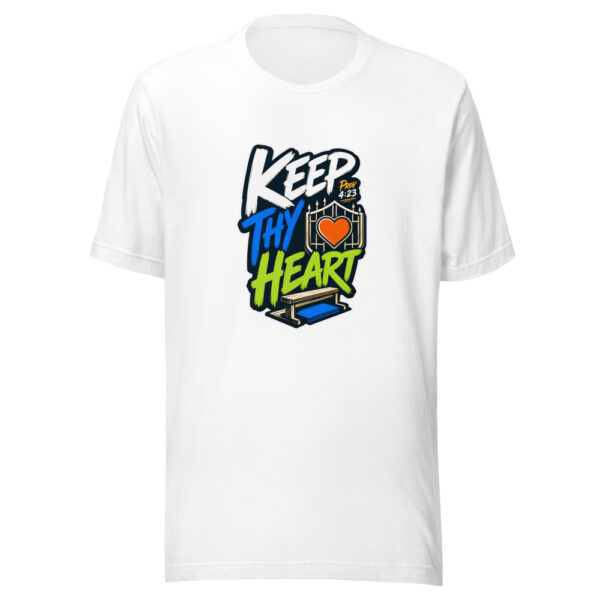Prov 4:23 Keep Thy Heart Graphic Tee mockup 8 Prov 4:23 Keep Thy Heart Graphic Tee mockup 8