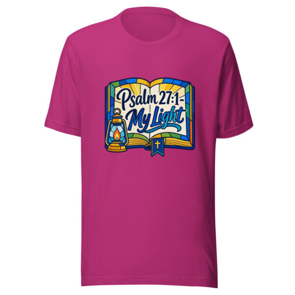 Psalm 27:1 - My Light Graphic Tee mockup 15 Psalm 27:1 - My Light Graphic Tee mockup 15