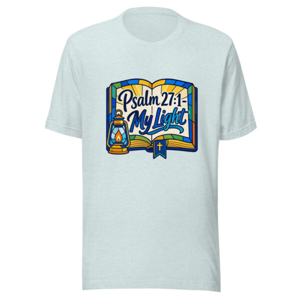 Psalm 27:1 - My Light Graphic Tee mockup 22 Psalm 27:1 - My Light Graphic Tee mockup 22