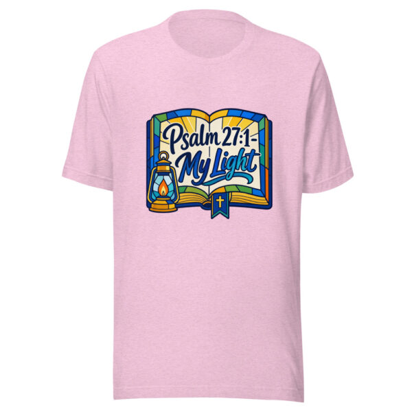 Psalm 27:1 - My Light Graphic Tee mockup 23 Psalm 27:1 - My Light Graphic Tee mockup 23