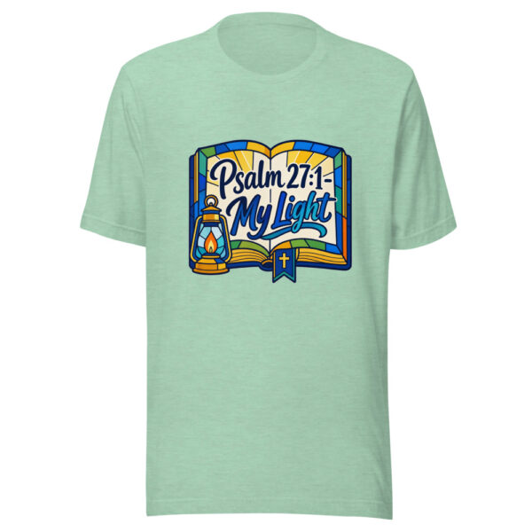 Psalm 27:1 - My Light Graphic Tee mockup 24 Psalm 27:1 - My Light Graphic Tee mockup 24