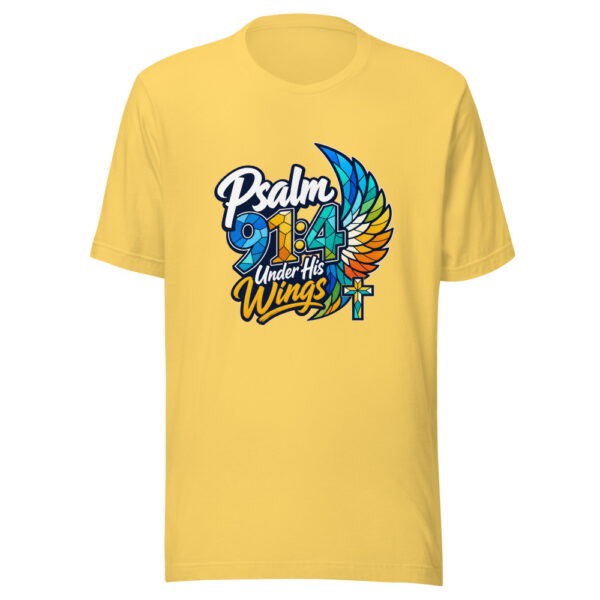 Psalm 91:4 Under His Wings Graphic Tee mockup 20
