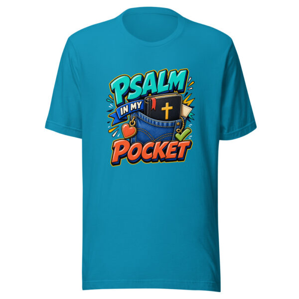 Psalm In My Pocket Graphic Tee mockup 2
