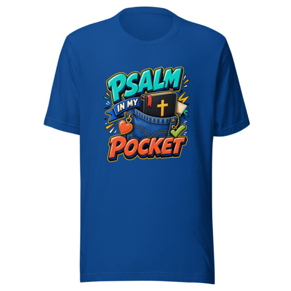 Psalm In My Pocket Graphic Tee mockup 3
