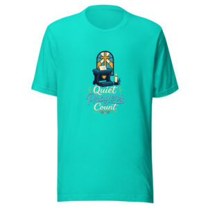 Quiet Prayers Count Graphic Tee mockup 1 Quiet Prayers Count Graphic Tee front view