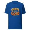 Rom 12:21 Overcome Evil With Good Graphic Tee mockup 4