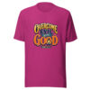 Rom 12:21 Overcome Evil With Good Graphic Tee mockup 5