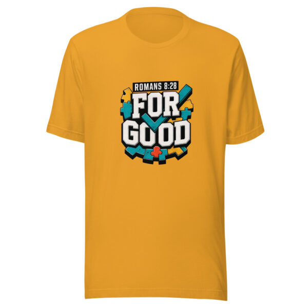 Romans 8:28 For Good Heartbeat-20260630T111514Z Graphic Tee front view