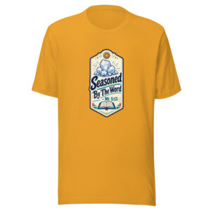 Seasoned By The Word - Mt 5:13 Graphic Tee front view