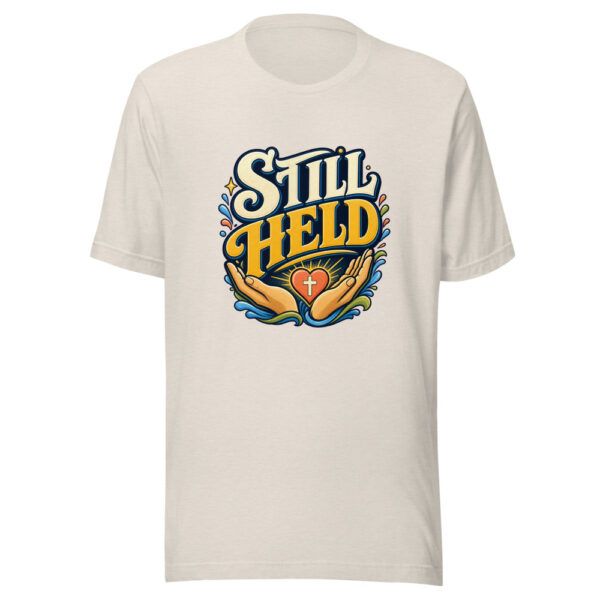 Still Held Graphic Tee mockup 14