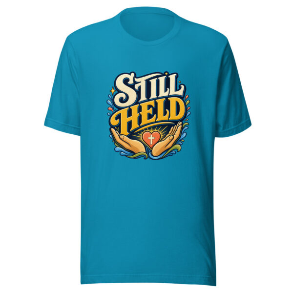 Still Held Graphic Tee mockup 2