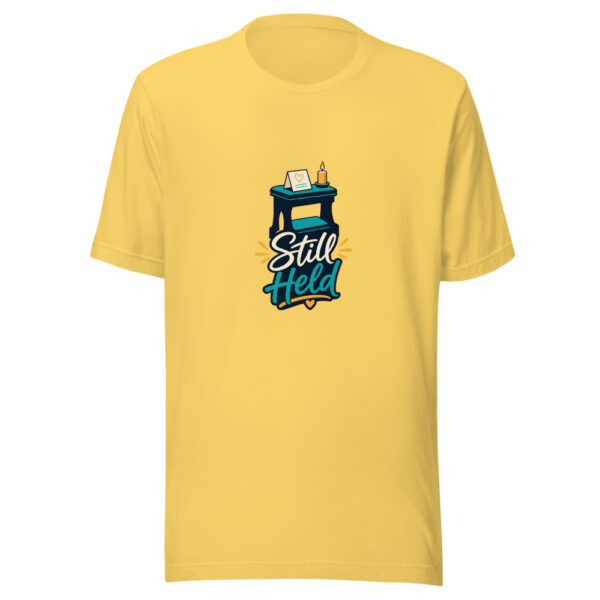 Still Held Graphic Tee mockup 20
