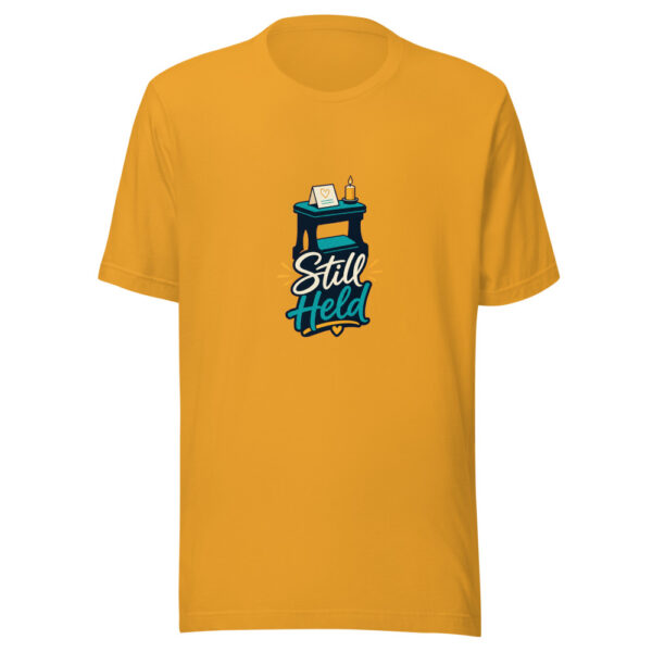 Still Held Graphic Tee mockup 3