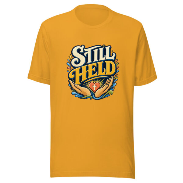 Still Held Graphic Tee mockup 4