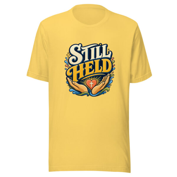 Still Held Graphic Tee mockup 6